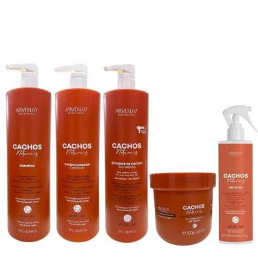 Imagem de Kit Arvensis Professional Cachos Naturais - Shampoo 1L + Condicionador