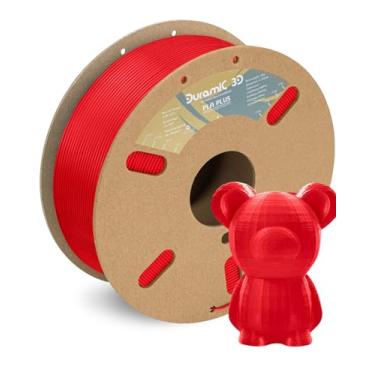 Imagem de DURAMIC 3D Filamento Pla + 1,75 Mm 1 Kg Vermelho, Filamento para Impressora 3D Pla Plus Carretel de 1 Kg(2,2 Libras) Pla Pro Mais Resistente e Mais Forte, Probabilidade de Precisão Dimensional +/- 0,0