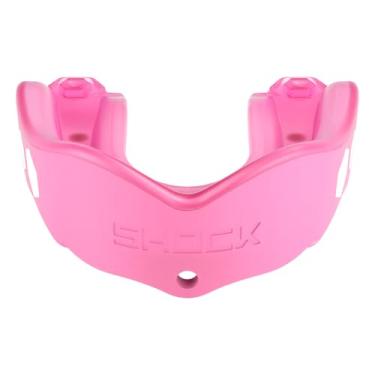 Imagem de Shock Doctor Protetor bucal esportivo, hóquei, lacrosse, beisebol, protetor de luta livre, proteção resistente em gel Max e ajuste personalizado, protetor bucal de futebol com alça, protetor bucal