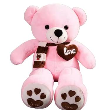 Imagem de Urso Gigante de Pelúcia Antialérgico 120cm, cor Rosa