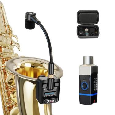 Imagem de Microfone de saxofone sem fio Xvive U7 2,4 GHz para latão