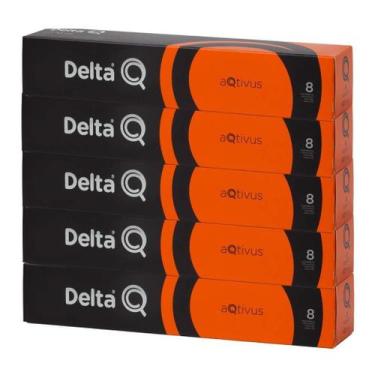 Imagem de Kit 50 Cápsulas Delta Q Café Intensidade 8 Aqtivus