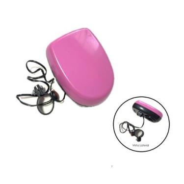 Imagem de Sirene Eletrônica Buzina para Bicicleta Compacta - ALLKAR, Rosa