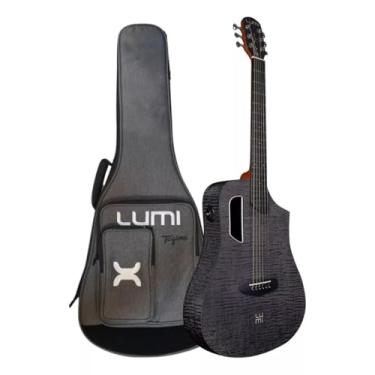 Imagem de Violão Tagima Mini Smart LUMI-X | Aço | Mobile App | Bag | Black (BKF)