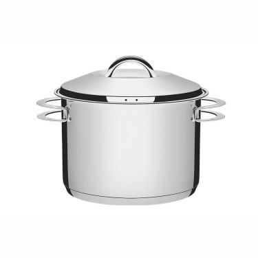 Imagem de Caldeirão Solar Em Aço Inox Fundo Triplo Com Tampa E Alças 24cm 7,8l - Tramontina 62505240