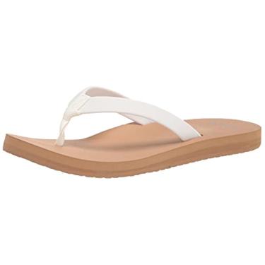Imagem de Sanuk Chinelo feminino Ashland Soft Top, Branco/bronze, 6