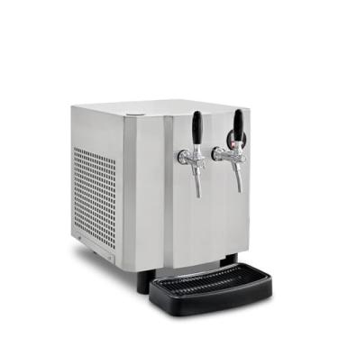 Imagem de Chopeira Elétrica Maquina de Chopp Memo Small, 50L/h, 2 Torneiras, Inox 110v