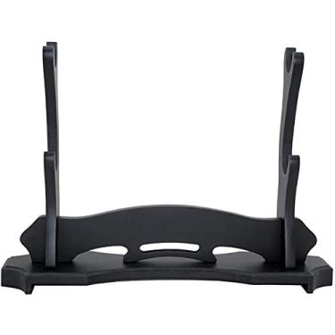 Imagem de CNLQ Montagem De Suporte Katana - Exibição Para Espada Samurai Preto Wakizashi Tanto