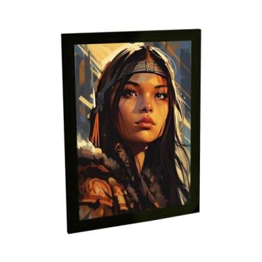 Imagem de Quadro Decorativo Índia Ilustração Pintura Poster Quarto Sala