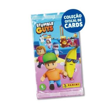 Imagem de Kit com 6 envelopes de Cards Stumble Guys - 36 Cards no total - Oficia