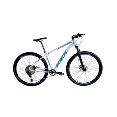 Imagem de Bicicleta Aro 29 Mtb Ksx Sd7 12v Garfo com Trava K7 11/50 Freio a Disco Hidráulico Kit 1x12 (Branco/Azul, 15)