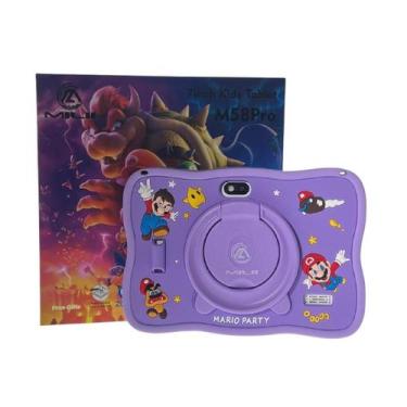Imagem de Tablet M58pro Infantil Milli 6gb Ram 128gb Astronauta Kids, Roxo