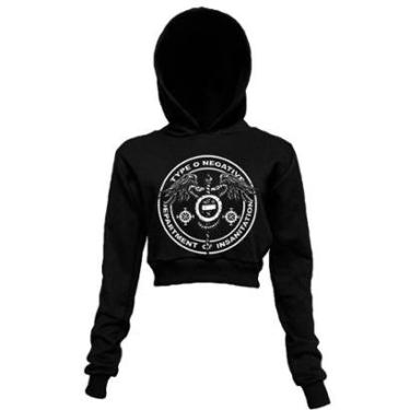 Imagem de Type O Negative - Cropped Moletom Manga Longa-Feminino