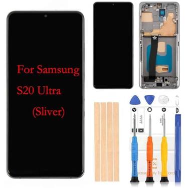 Imagem de TFT Amoled LCD para Samsung Galaxy S20 Ultra 5G Tela digitalizadora Touch Assembly Display LCD de substituição 6,8 polegadas G988 G988A G988F G988P G988R4 T U V W por BITANR
