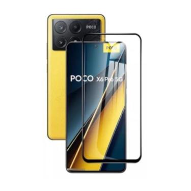 Imagem de [GL CASES] Película Xiaomi Poco X6 Pro Anti Risco Película Poco X6 Pro Vidro Temperado 3D 9H Proteção Com Cobertura Total Da Tela + Kit Limpeza Para Aplicação