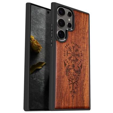 Imagem de Capa de telefone Carveit Wood para Samsung Galaxy S25 Ultra