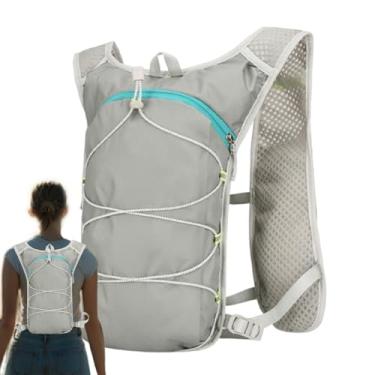 Imagem de Mochila De Hidratação | Mochila De Hidratação,Equipada Com Alça De Ombros Respirável E Ajustável E Bolsa Reflexiva Para Atividades Como Fitness, Esqui, Ciclismo, Acampamento Bicicleta