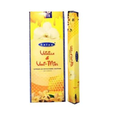 Imagem de Incenso Satya Caixa 6 Unidades Hexagonal Composição 3 - Lua Mística - 