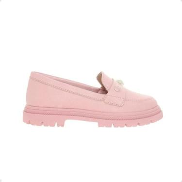 Imagem de Sapato Infantil Mocassim Molekinha Loafer Rosa, Rosa, 31