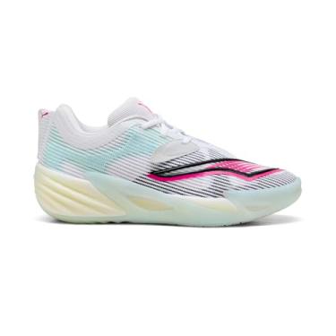 Imagem de PUMA All-Pro Nitro masculino, Branco/Mint Melt, 42
