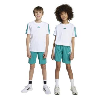 Imagem de Short Adidas 3 Stripes Essentials Infantil - Verde 15-16-Unissex