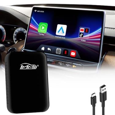 Imagem de MMB WJUC-PRO Adaptador CarPlay sem fio, adaptador automático Android online Netflix/SmartTube, vídeo multimídia, CarPlay Dongle para iPhone, Magic Box 2.0 Carplay para carro CarPlay com fio de fábrica