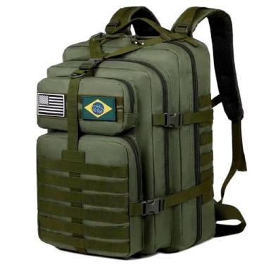 Imagem de Mochila masculina militar 50l tática reforçada impermeavel grande dive