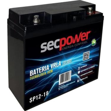 Imagem de Bateria Selada 12V 18ah SP12-18 Secpower