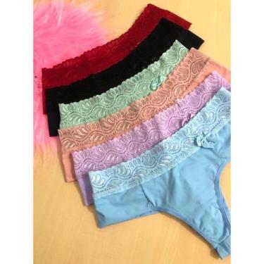 Imagem de Tanga Fio Duplo Giovana Com Linda Cintura Em Renda Tazendo Mais Confot