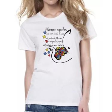 Imagem de Camiseta Baby Look Autismo Abencoe janela da diferenca - Alearts, GG