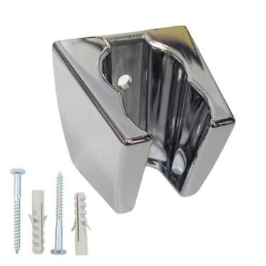 Imagem de Suporte P/ Mangueira Chuveiro Ducha Higiênica Abs Cromada - Renmax Met
