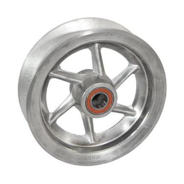 Imagem de Roda Alumínio Aro 8'' Carrinho Mão Carga Pneus 3,2 E 3,50 - Gastrobel