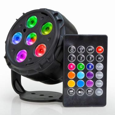 Imagem de Strobo Led Canhão De Luz Balada Boate Festa Bluetooth Musica - TEX WEB