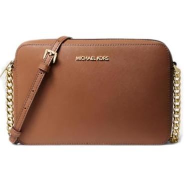 Imagem de Michael Michael Kors Bolsa tiracolo com logotipo grande East West Jet Set, Bolsas, Malas, Medium