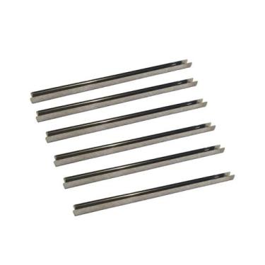 Imagem de Trilho Para Churrasqueira Perfil U Em Inox Kit 6 Peças 70cm Pantheon I