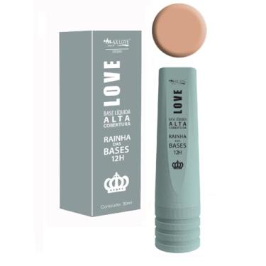 Imagem de Base Líquida Alta Cobertura Rainha Das Bases 12 Horas Cor 602,Max Love