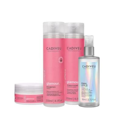 Imagem de Kit Cadiveu Professional Glamour Home Care e Final Style Oil G (4 produtos)