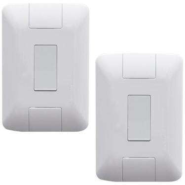 Imagem de 2 Conjunto Aria 4x2 1 Pulsador Campainha Vertical Tramontina