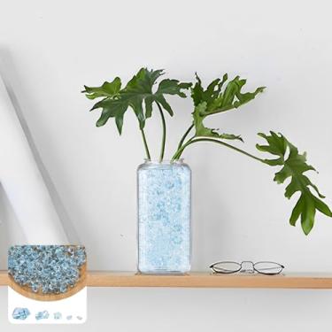 Imagem de 1330 peças de pedras de gelo trituradas de acrílico, pedras de plástico, pedras de acrílico, cubos de gelo triturados, diamantes, pedras para enchimento de vasos, artesanato (Blove)