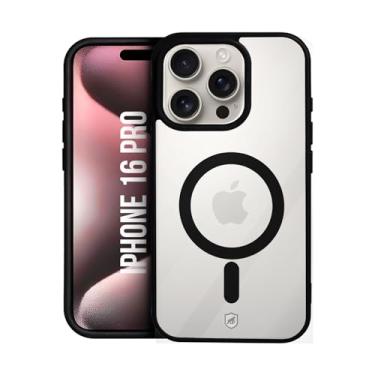 Imagem de Gshield Capa Case Capinha Compatível com MagSafe (Preta, iPhone 16 Pro)