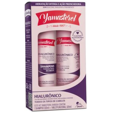 Imagem de Kit Hialuronico Shampoo + Creme Multifuncional Capilar Todos Tipos De Cabelo Yama 320ml