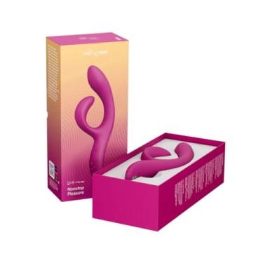Imagem de WV Nova 2 – Vibrador Duplo com Braço Flexível – Estimulador de Clitóris e Ponto G – Compatível com App, Recarregável e à Prova d’Água (Rosa)