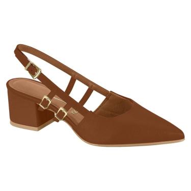 Imagem de Scarpin Feminino Slingback Salto Bloco Vizzano 1220.381.7286