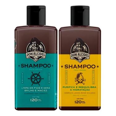 Imagem de Kit 2x Shampoo Barba Calico Jack E Lemon Bone Don Alcides