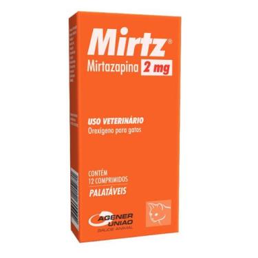 Imagem de Mirtz 2mg com 12 Comprimidos - Agener Uniao