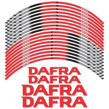 Imagem de Friso Adesivo Refletivo Dafra - Alta Durabilidade e Proteção - Cromo S