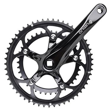 Imagem de Origin8 Cambota de estrada de liga de pressão profissional, 43 x 53/39, preta