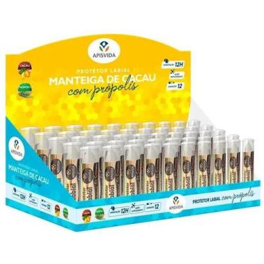 Imagem de Manteiga de Cacau com Própolis  Display com 50 Unidades  Protetor Labi
