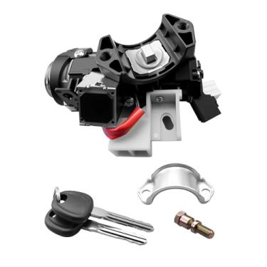 Imagem de Carcaça de cilindro de bloqueio de ignição serve para Hyundai Elantra 2017-2020, substitui 81905-F2230 81905F2230 81905 F2230 interruptor de bloqueio de ignição com 2 chaves