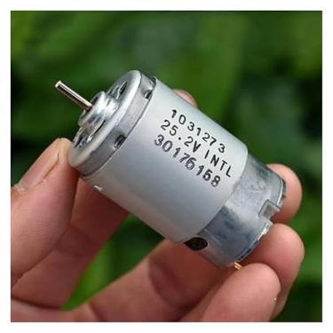 Imagem de KJEBVHIRS RS-395 DC Motor de arranque eletrônico DC 24V 25,2V 11000RPM alta velocidade grande torque 28 mm brinquedo de arranque eletrônico